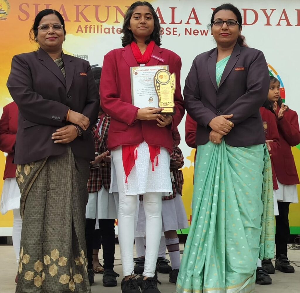 Pratika Langiwal of class IX participated in Natya Nartan Festival All ...